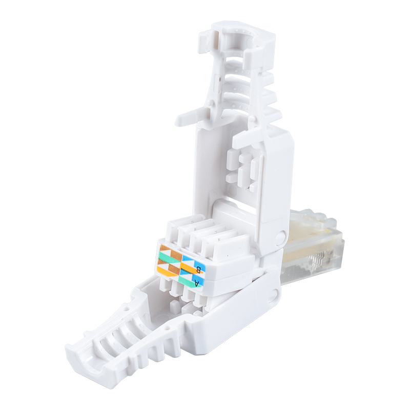 Konektor RJ45 Tanpa Alat Cat5e RJ-688Y-C5E Tanpa Pelindung Konektor RJ45 Tanpa Alat Cat5e RJ-688Y-C5E Tanpa Pelindung