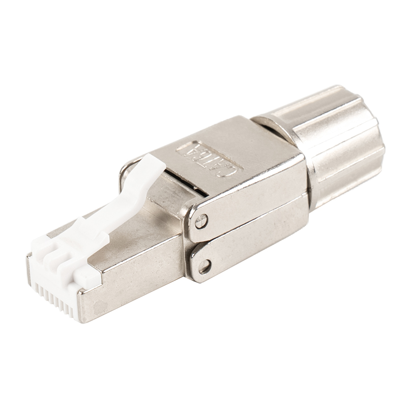 Konektor RJ45 Tanpa Alat Terlindung Cat6A RJ-G40S-1-C6A Konektor RJ45 Tanpa Alat Terlindung Cat6A RJ-G40S-1-C6A