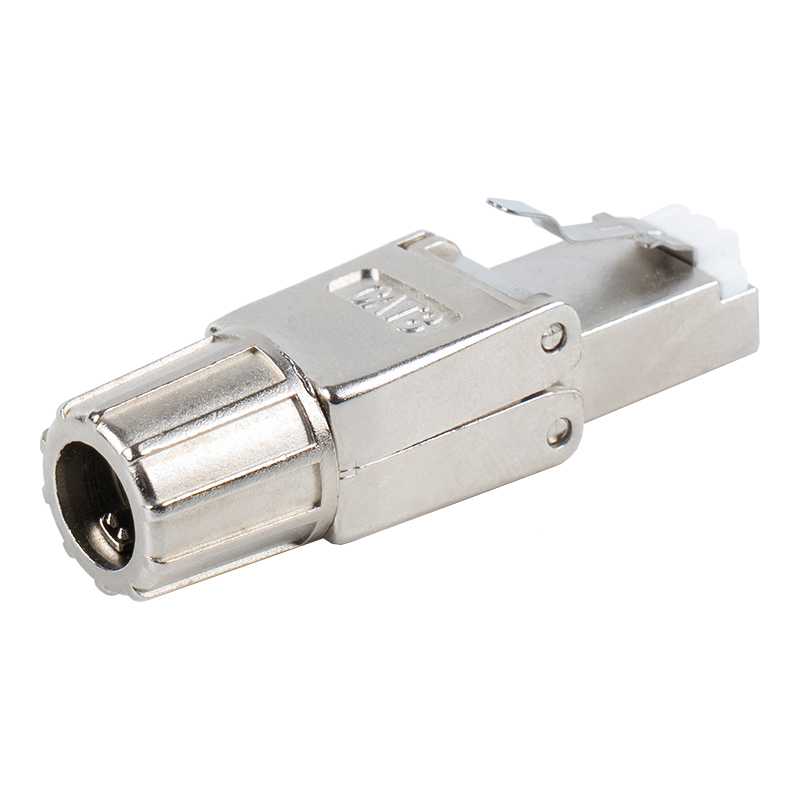 Konektor RJ45 Tanpa Alat Terlindung Cat8 RJ-G40S-1-C8