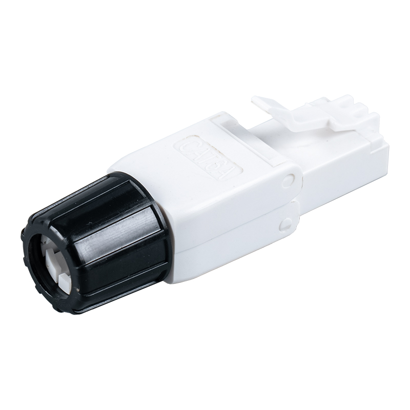 Konektor RJ45 Tanpa Alat Cat6A Tanpa Pelindung （dengan sekrup） RJ-G40U-C6A