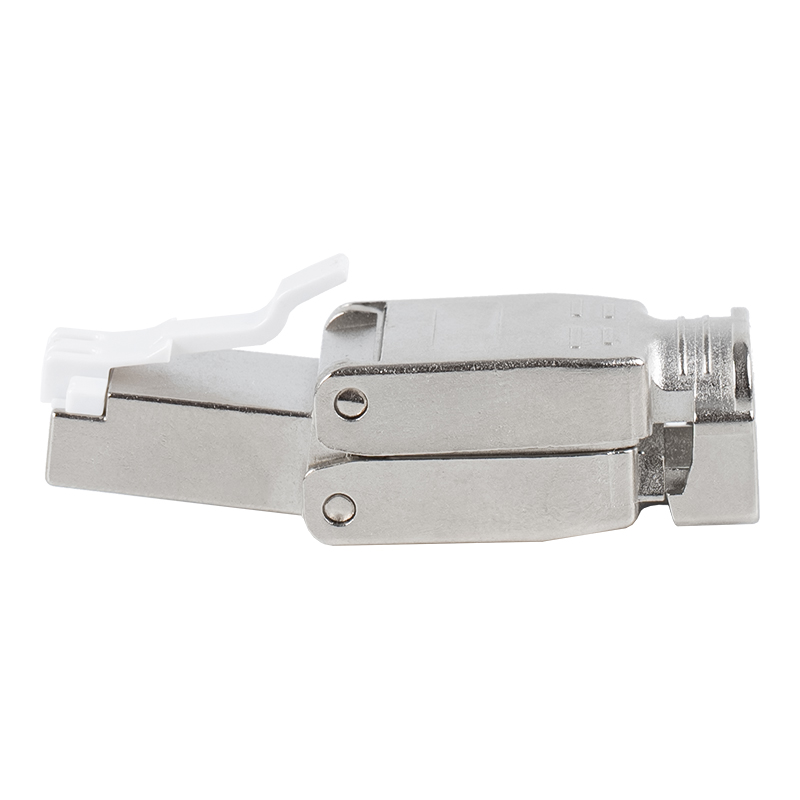 Konektor RJ45 Tanpa Alat Tipe Push-down Terlindung Cat6A RJ-602S-1-C6A Konektor RJ45 Tanpa Alat Tipe Push-down Terlindung Cat6A RJ-602S-1-C6A