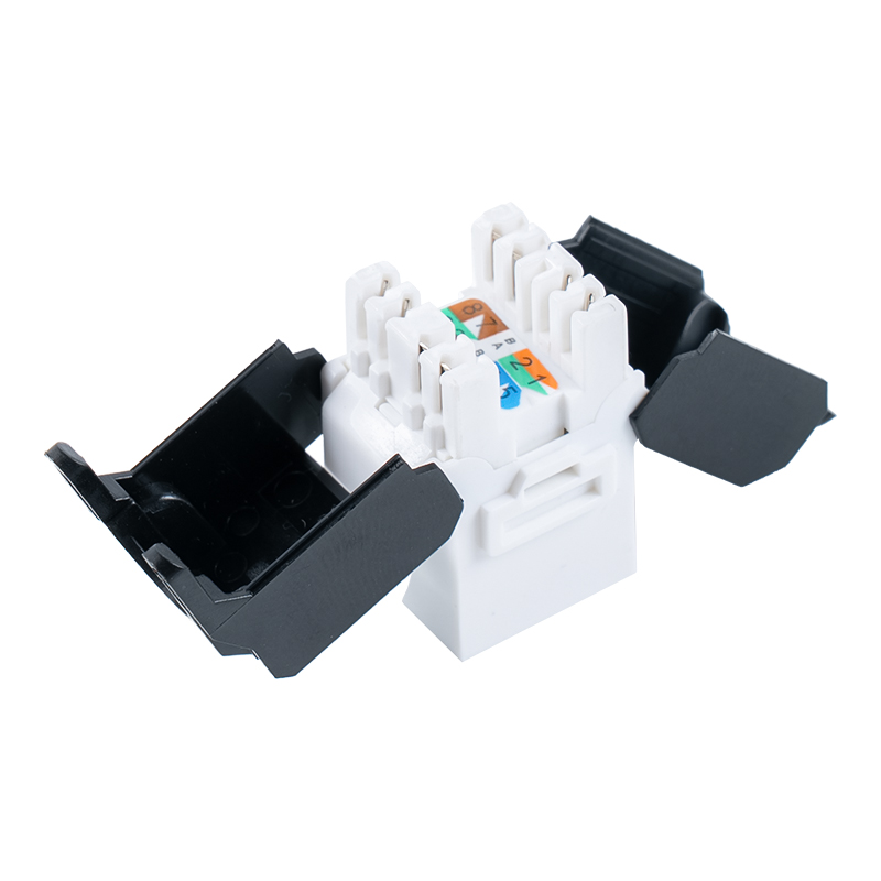 Jack Modular Tanpa Alat 180° Tanpa Pelindung Cat6 (tipe flip-terbuka) SM-2336H8C6 Jack Modular Tanpa Alat 180° Tanpa Pelindung Cat6 (tipe flip-terbuka) SM-2336H8C6