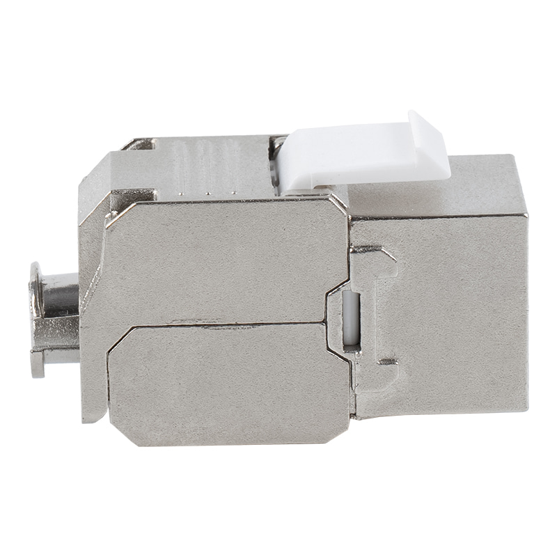 Jack Keystone Tanpa Tol 180° Terlindung C6A (tipe flip-terbuka) SM-2336SH8C6A Jack Keystone Tanpa Tol 180° Terlindung C6A (tipe flip-terbuka) SM-2336SH8C6A