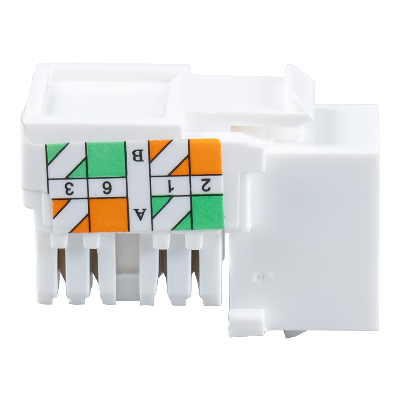 Jack Keystone 90° Tanpa Pelindung Cat6 SM-2337H8C6 Jack Keystone 90° Tanpa Pelindung Cat6 SM-2337H8C6