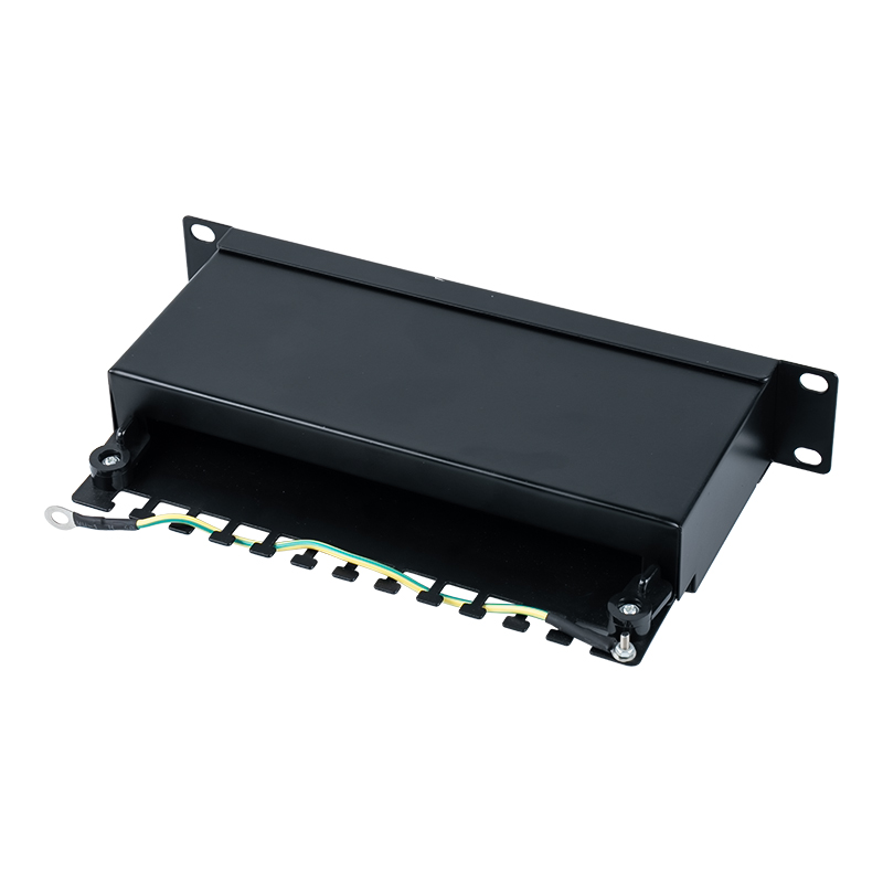 Kategori 6 panel patch 12-port berpelindung 10 inci 1U SP-3250SK12-C6 Kategori 6 panel patch 12-port berpelindung 10 inci 1U SP-3250SK12-C6