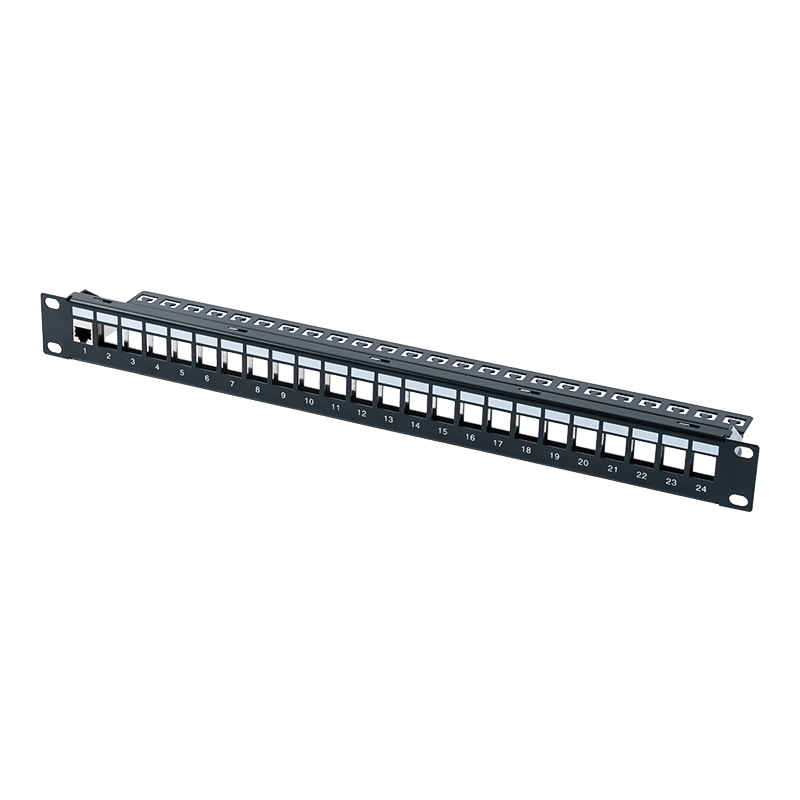 Panel patch terlindung 1U 24-port 19 inci (dengan modul C6) SP-3260-24P