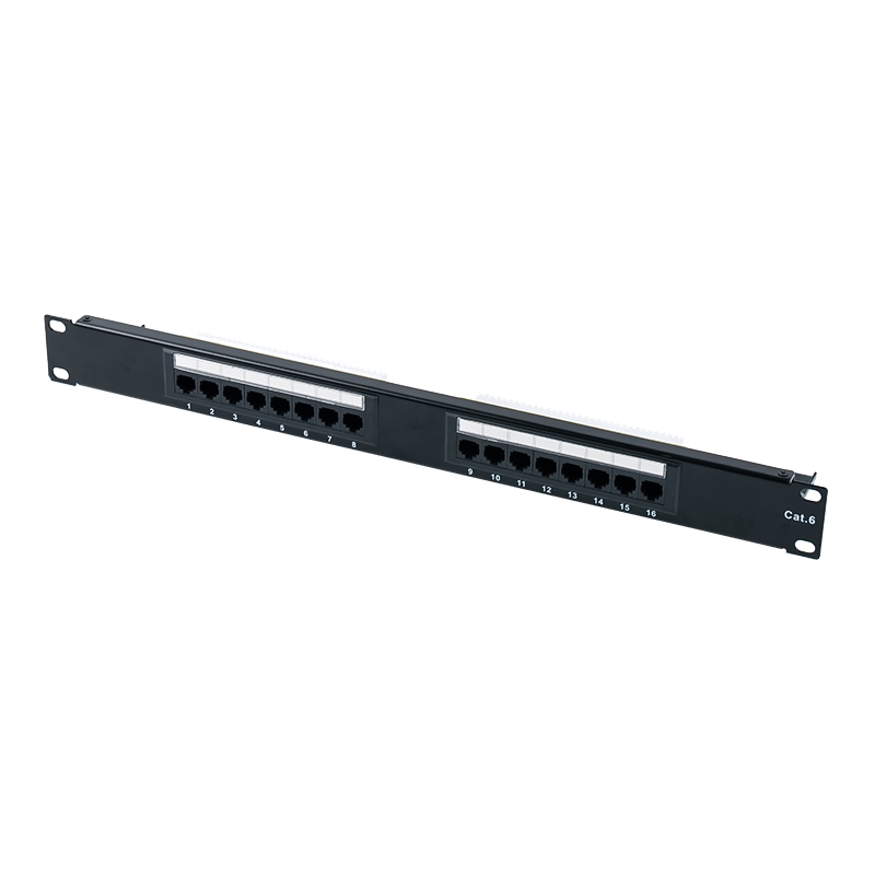 Cat6e 19-inci 1U Panel Patch 24-Port Tanpa Pelindung (IDC tujuan ganda) SP-3310D24-C6A Cat6e 19-inci 1U Panel Patch 24-Port Tanpa Pelindung (IDC tujuan ganda) SP-3310D24-C6A