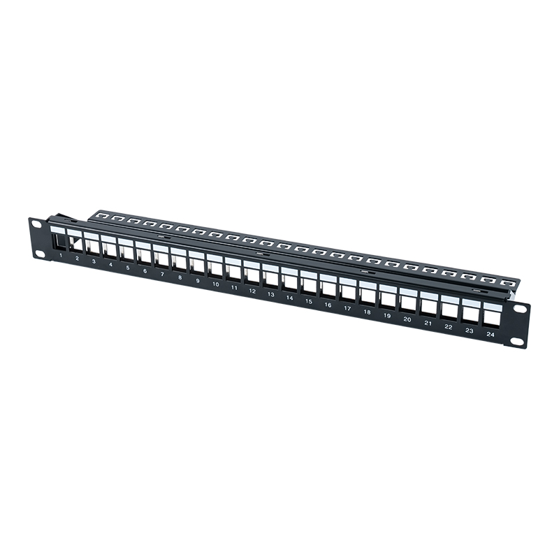 Rangka Distribusi Udara Terlindung 1U 24-Port 19 Inci SP-3311S-24P
