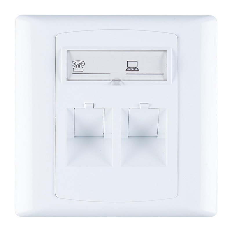 Panel slot ganda tipe 86 SW-4301AP-86-2P