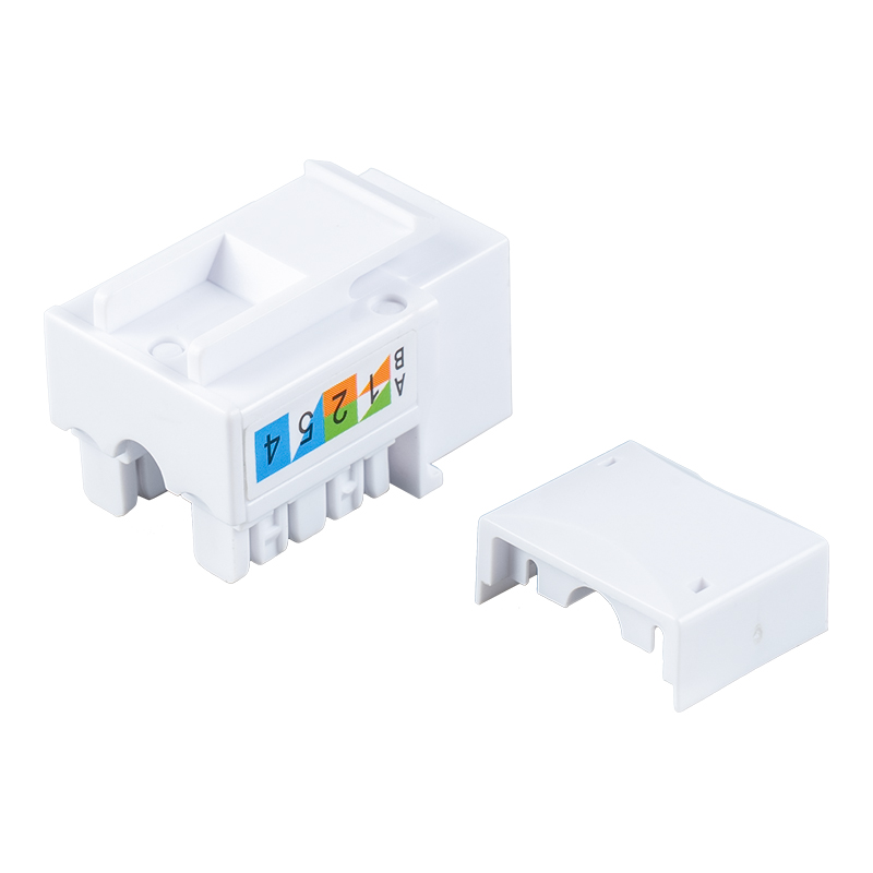 Cat6 Jack Modular 90° Tanpa Pelindung SM-2054H8C6