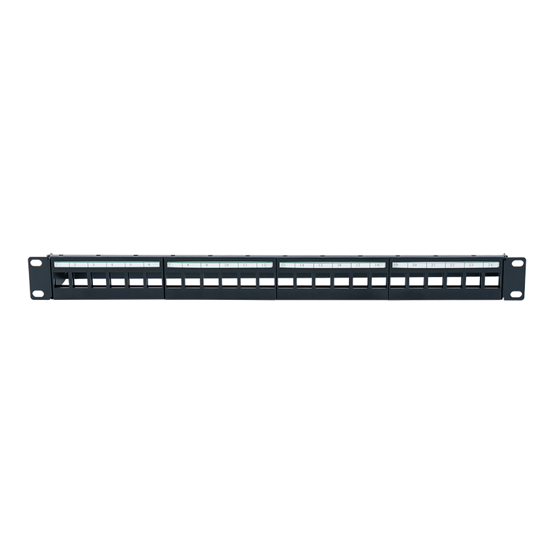 Rak tanpa pelindung 1U 24-port 19 inci SP-3403-24P Rak tanpa pelindung 1U 24-port 19 inci SP-3403-24P