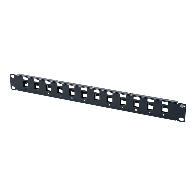 Bingkai kosong berpelindung 1U 12-port 19 inci SP-3409S-12P